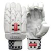 Combined front and back view of Gray Nicolls Legend Batting Gloves 2025 for cricket players in Pakistan