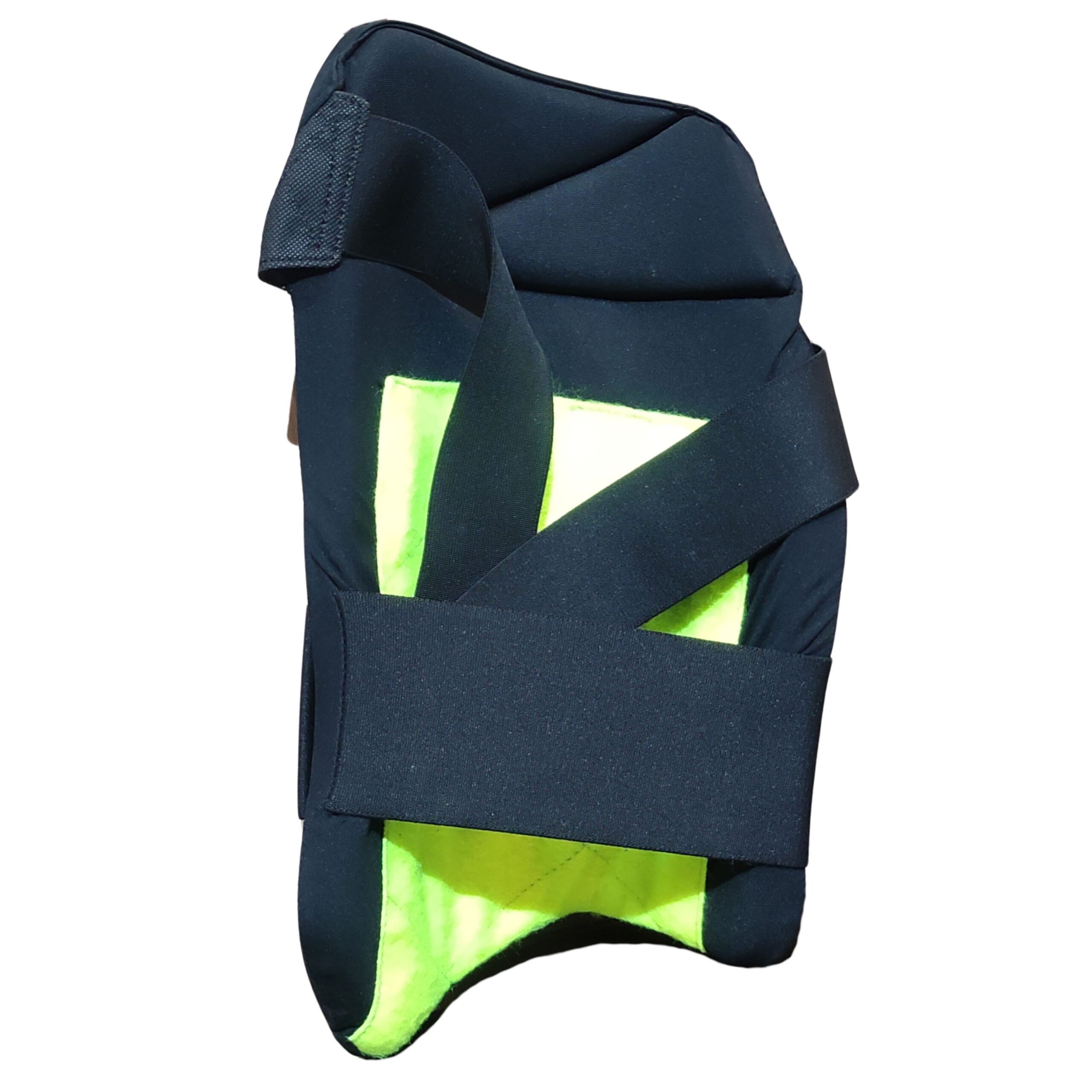 MoonWalkr 2.0 Cricket Combo Thigh Pad Back View – Durable & Breathable Cricket Gear Pakistan 2025 Back view of MoonWalkr 2.0 Cricket Combo Thigh Pad, breathable, durable cricket thigh protection, secure fit, Pakistan