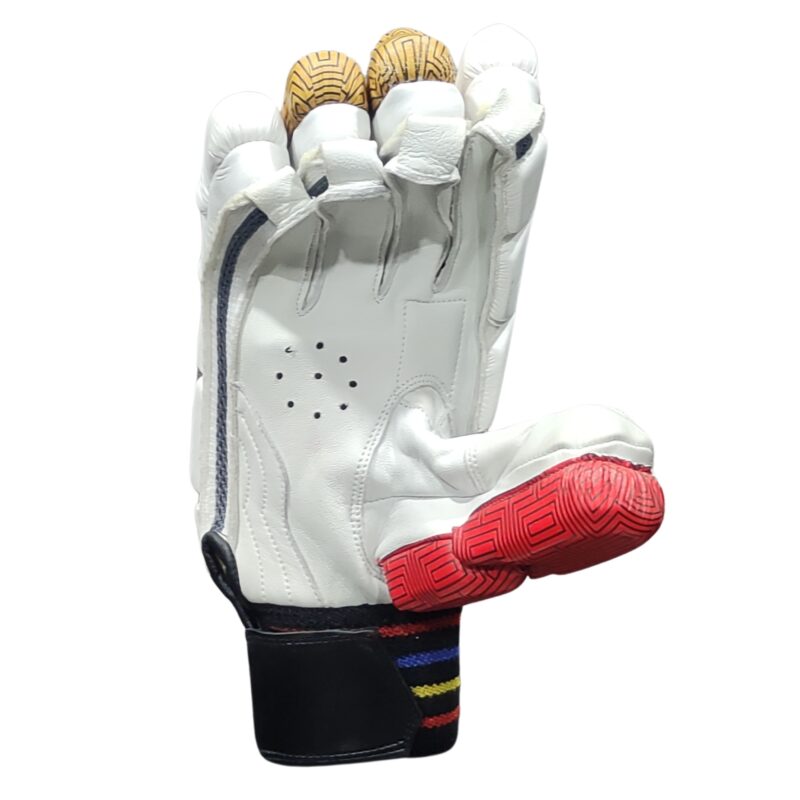 Ton Limited Edition Batting Gloves 2025 – Back View for Enhanced Durability Back view of the Ton Limited Edition Batting Gloves 2025, showcasing ergonomic design and durability for cricket players in Pakistan