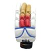 Ton Limited Edition Batting Gloves 2025 – Front View for Perfect Grip Front view of the Ton Limited Edition Batting Gloves 2025 showing premium grip, comfort, and control for Pakistan’s cricket players