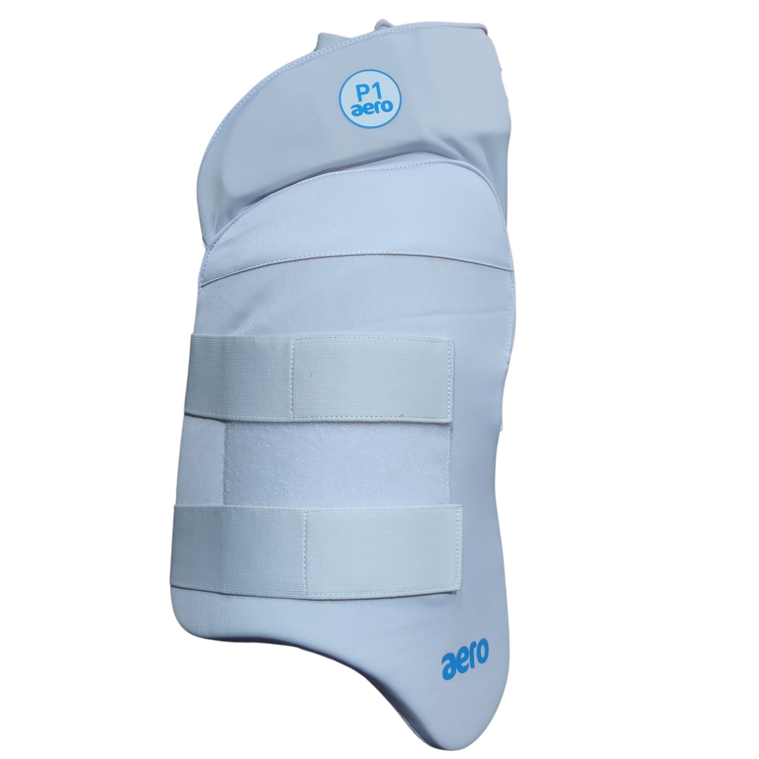 Front view of Aero P1 Cricket Stripper Thigh Pad 2025 with advanced cushioning, buy online from ecricshop Karachi Pakistan