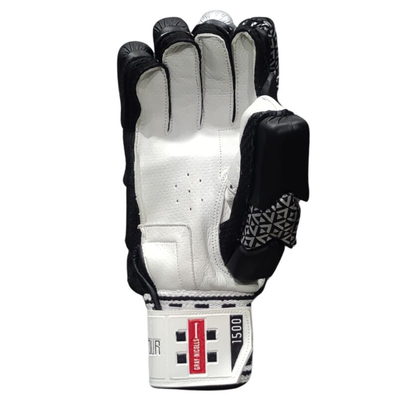 Gray Nicolls Vapour 1500 Batting Gloves 2025 back view showing protective design, free shipping Lahore Pakistan