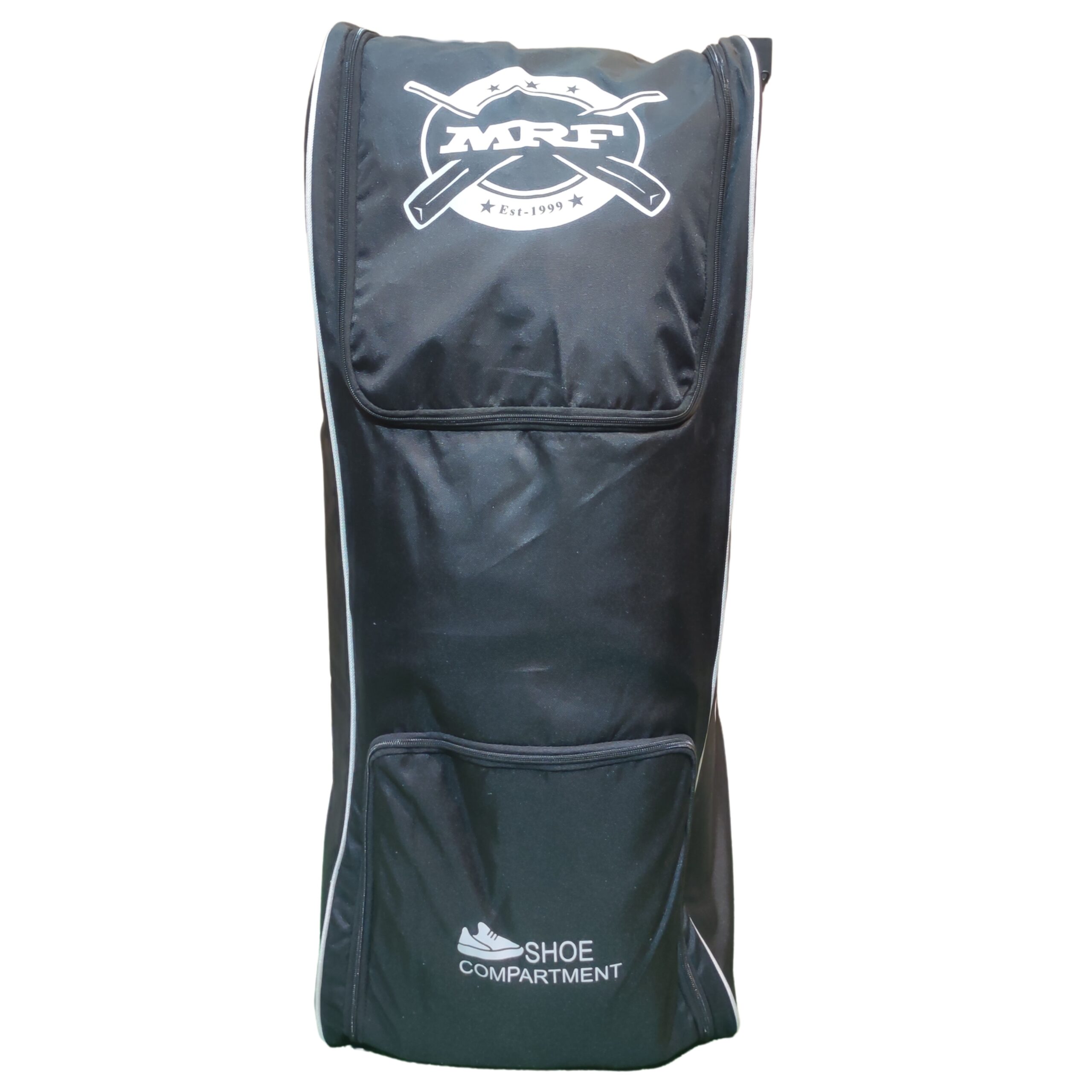 Premium MRF Duffle Bag 2025 Front – Stylish & Waterproof for Pakistan Travelers Front view of premium MRF Duffle Bag 2025, waterproof and durable travel bag, best seller in Pakistan