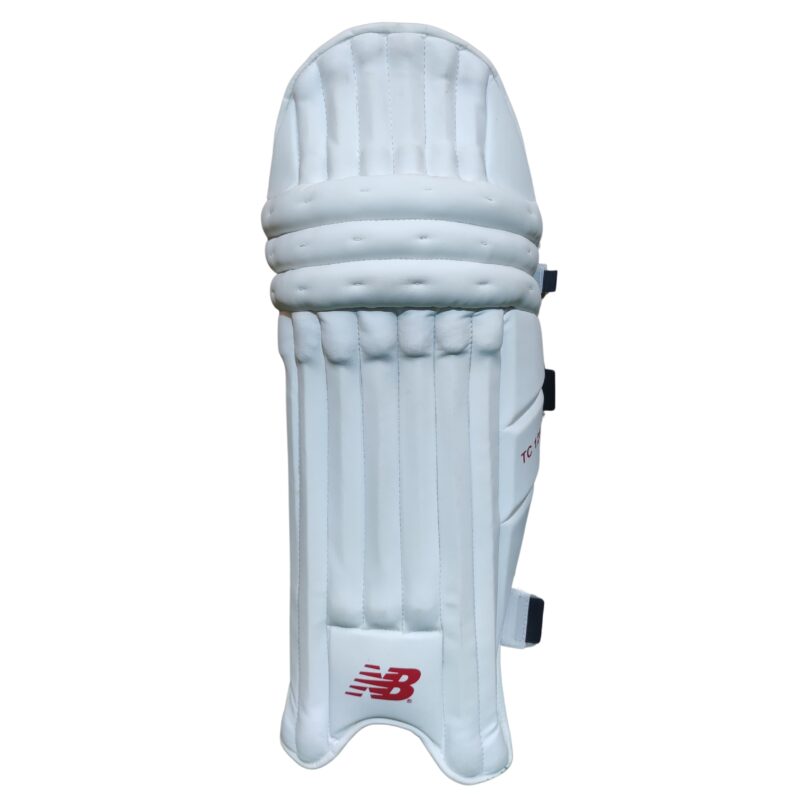 NEW BALANCE TC 1260 Batting Pads front view, designed for ultimate comfort and protection in cricket.