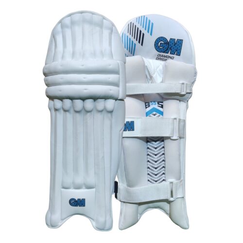 GM B55S Batting Pads front and back view showing full cricket protection and comfort