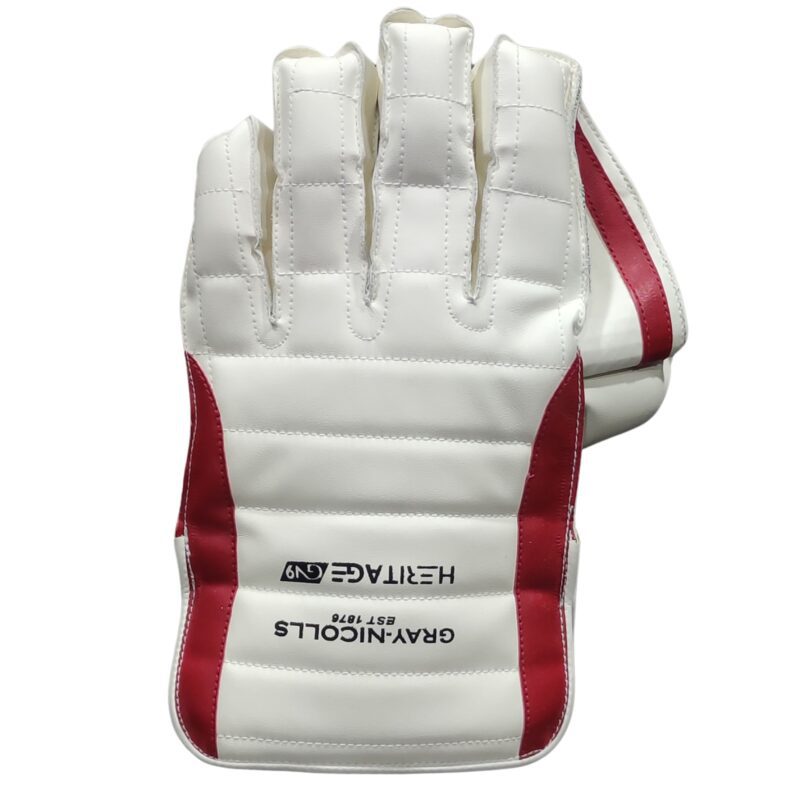 Buy Gray Nicolls GN9 Wicketkeeping Gloves 2025 – Front View | Pakistan Exclusive Buy Gray Nicolls Heritage GN9 Wicketkeeping Gloves 2025 – Premium front view for Pakistan’s keepers
