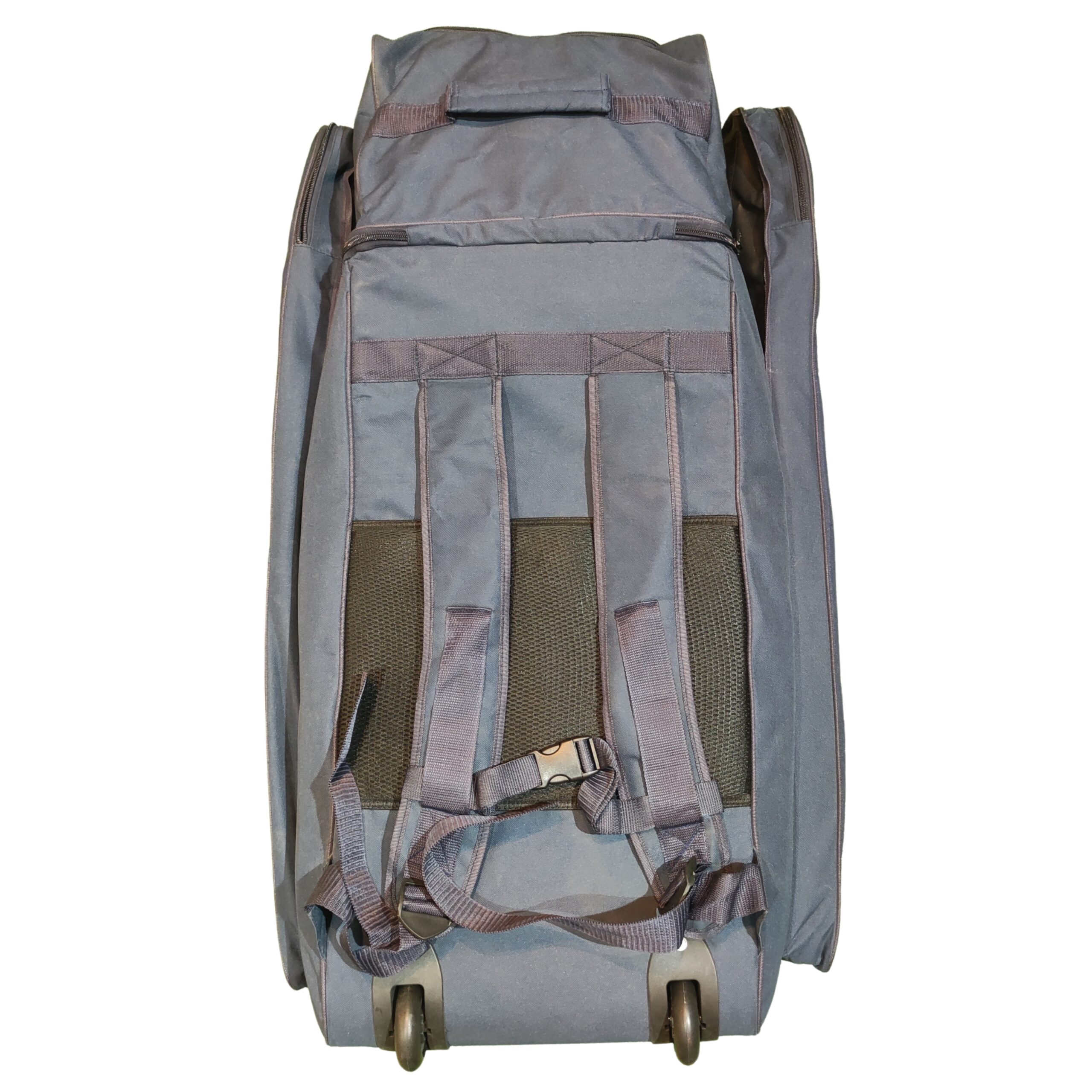 Back view of the Gunn & Moore original Pro Duffle Bag 2025 showing durable handles, adjustable straps, and ergonomic design for cricket professionals.