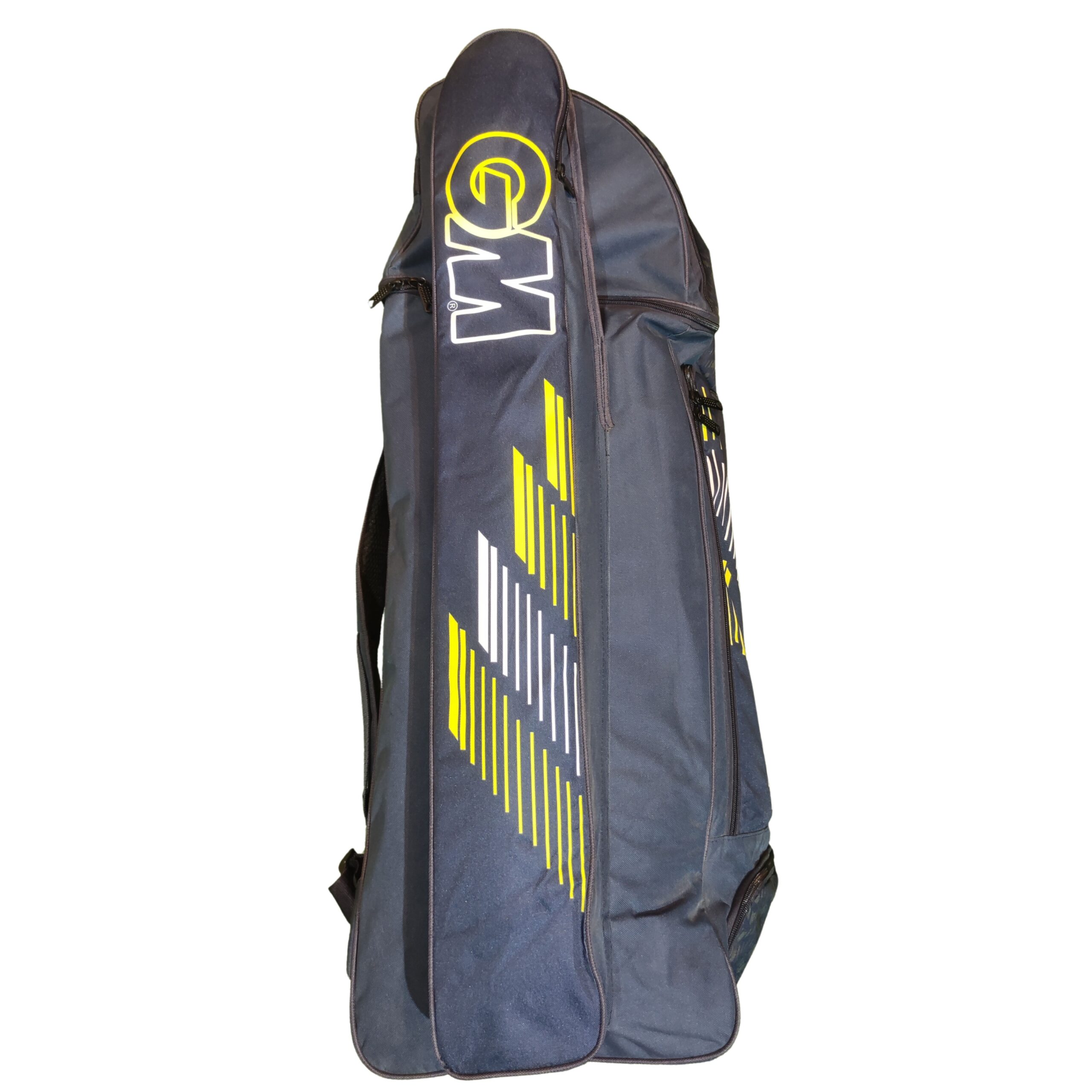 "Gunn & Moore Pro Duffle Bag 2025 – Side view showcasing durable material and sleek design, perfect for cricket professionals in Pakistan."