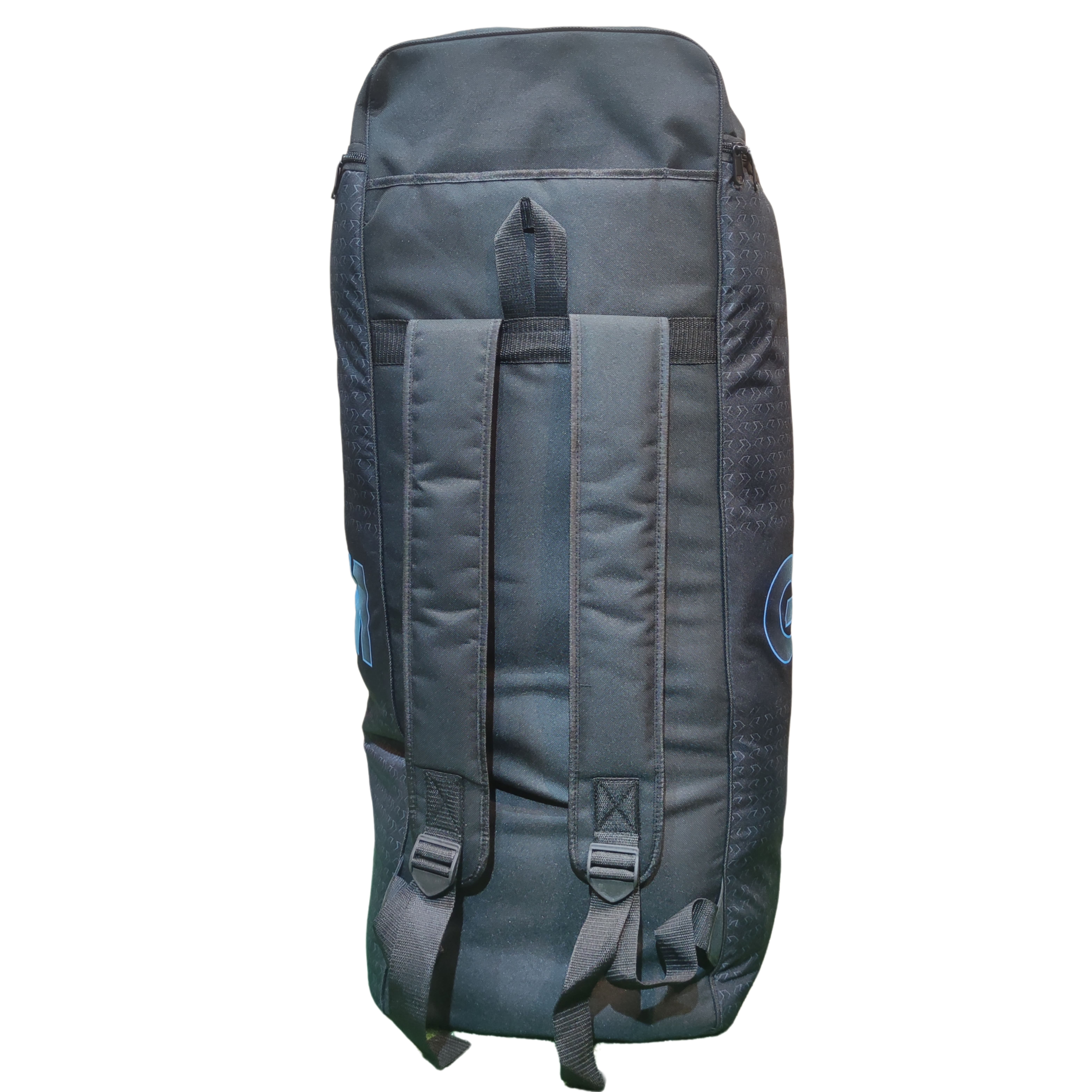 Back of GM 2025 cricket duffle – comfortable straps for easy carry in Pakistan