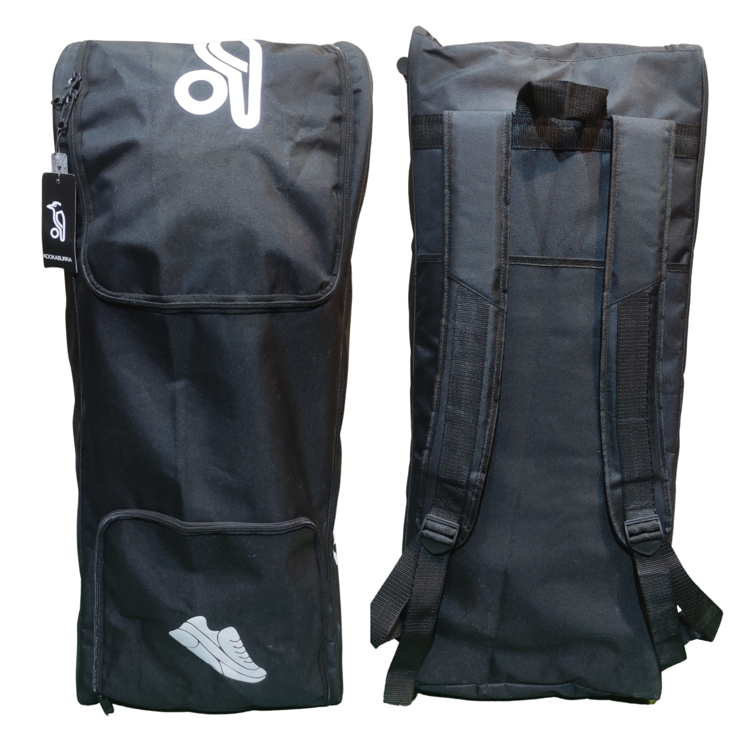 Kookaburra Classic Duffle Bag 2025 – Premium Cricket Gear Front & Back View, Ideal for Players in Pakistan Kookaburra Classic Duffle Bag 2025 front and back view, premium cricket gear bag for players in Pakistan. Stylish, durable, and spacious with multiple compartments for organized storage.