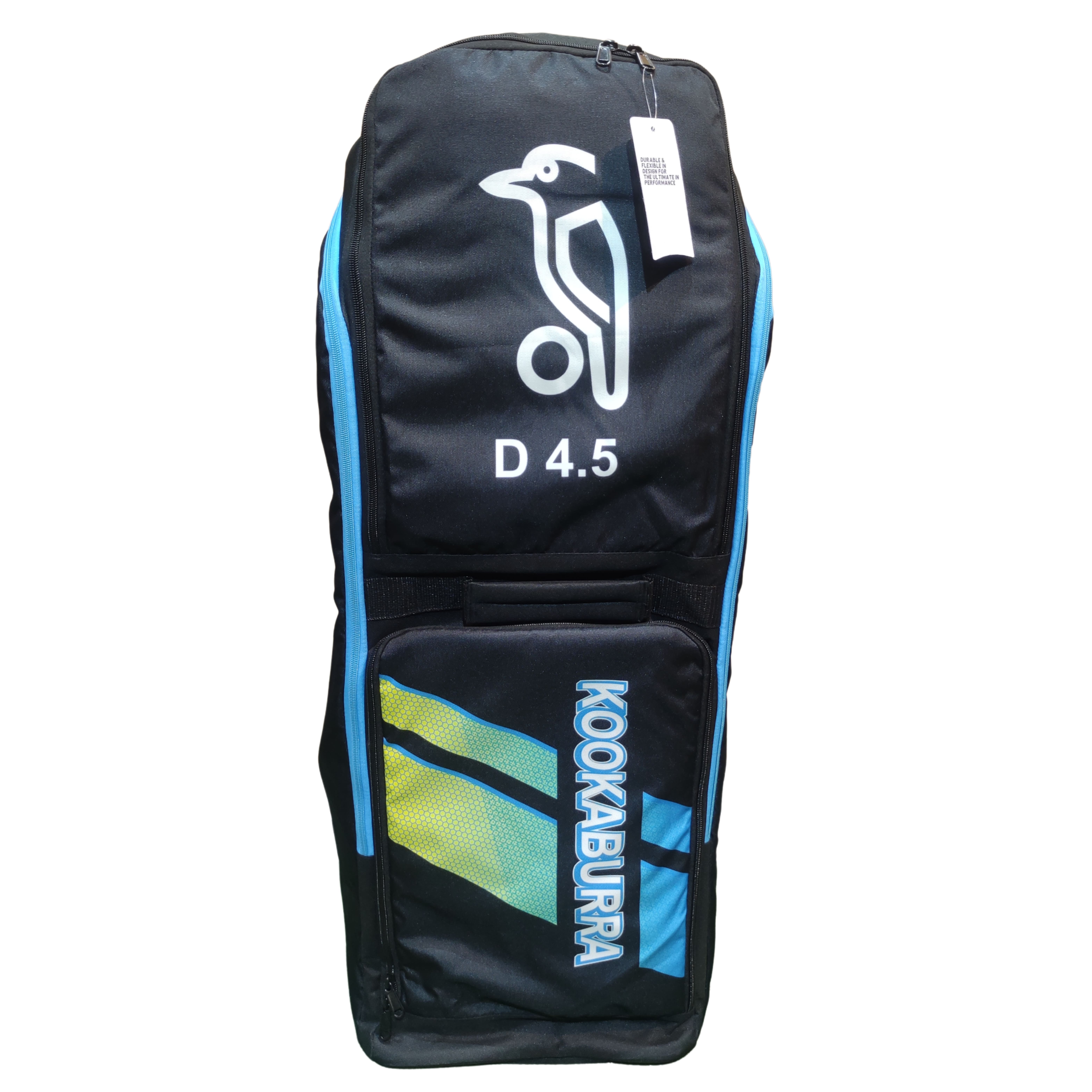 Buy Kookaburra D4.5 Cricket Duffle Bag 2025 – spacious front view for players in Pakistan