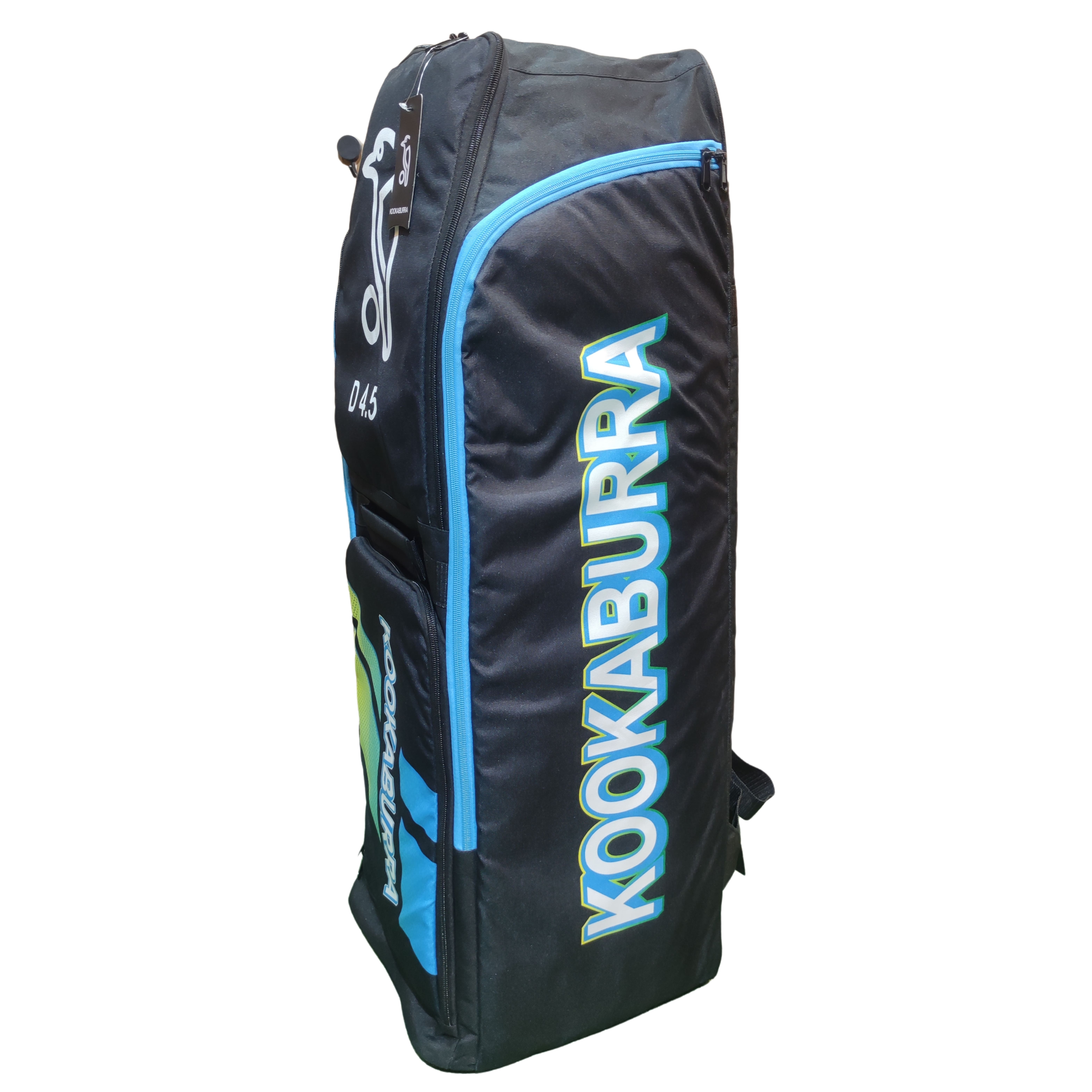 Side view of Kookaburra D4.5 Duffle Bag 2025 – extra storage for cricket gear in Pakistan