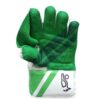 Back view of Kookaburra LC 3.0 wicket keeping gloves with durable padding, trusted by Pakistani players