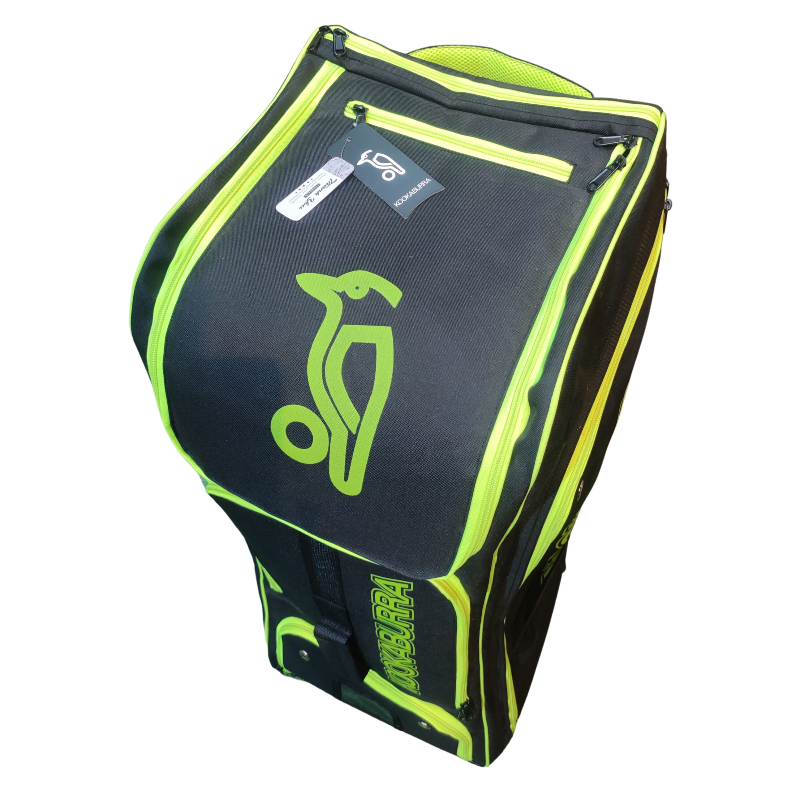 Kookaburra Legend Duffle Bag 2025 Top View – Spacious Compartments for Cricket Gear in Pakistan Top view of Kookaburra Legend Duffle Bag 2025 highlighting spacious compartments for cricket equipment in Pakistan.