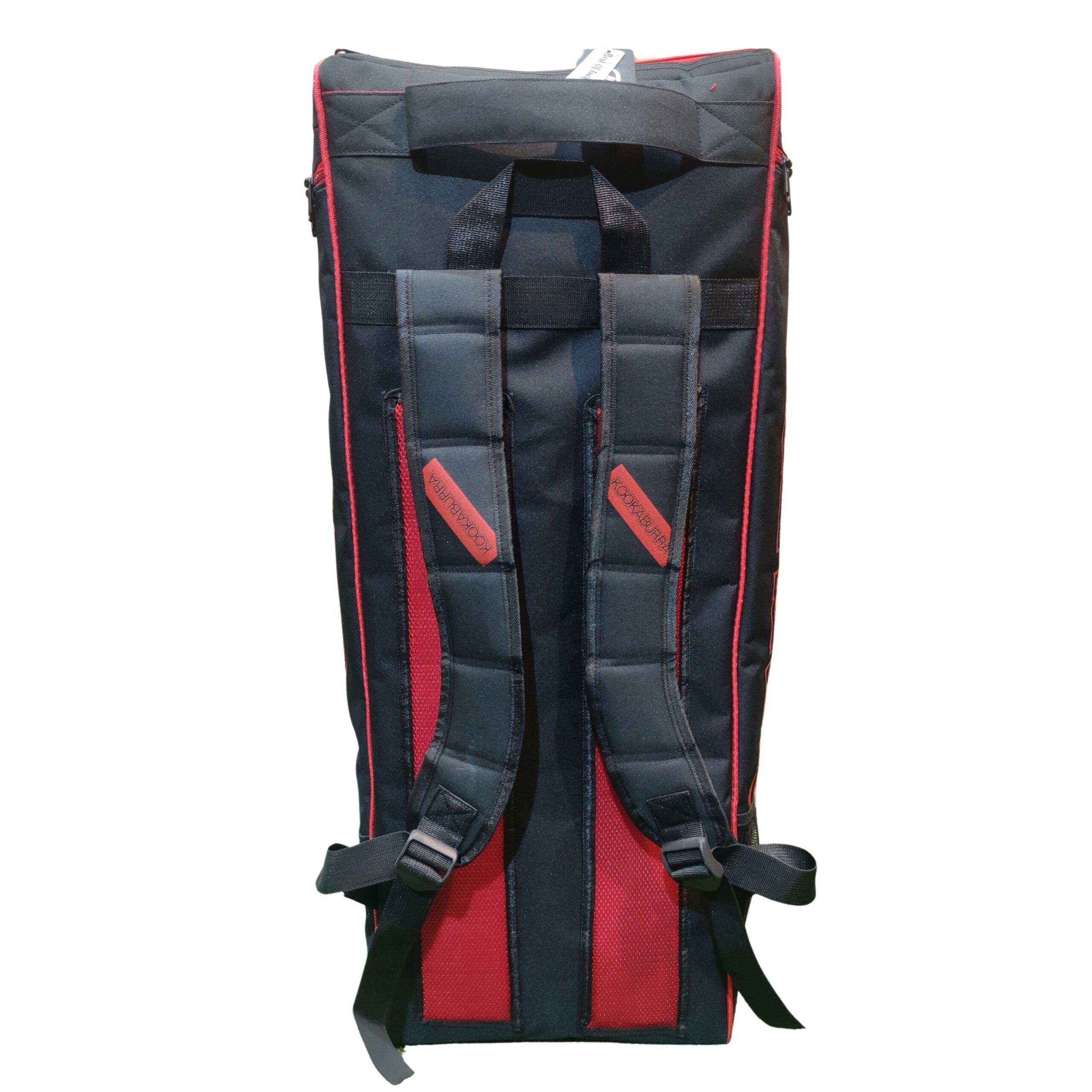 Back View – Kookaburra Legend Elite Duffle Bag 2025 Durable Cricket Bag Pakistan Back view of Kookaburra Legend Elite Duffle Bag 2025 – spacious cricket bag for Pakistan players