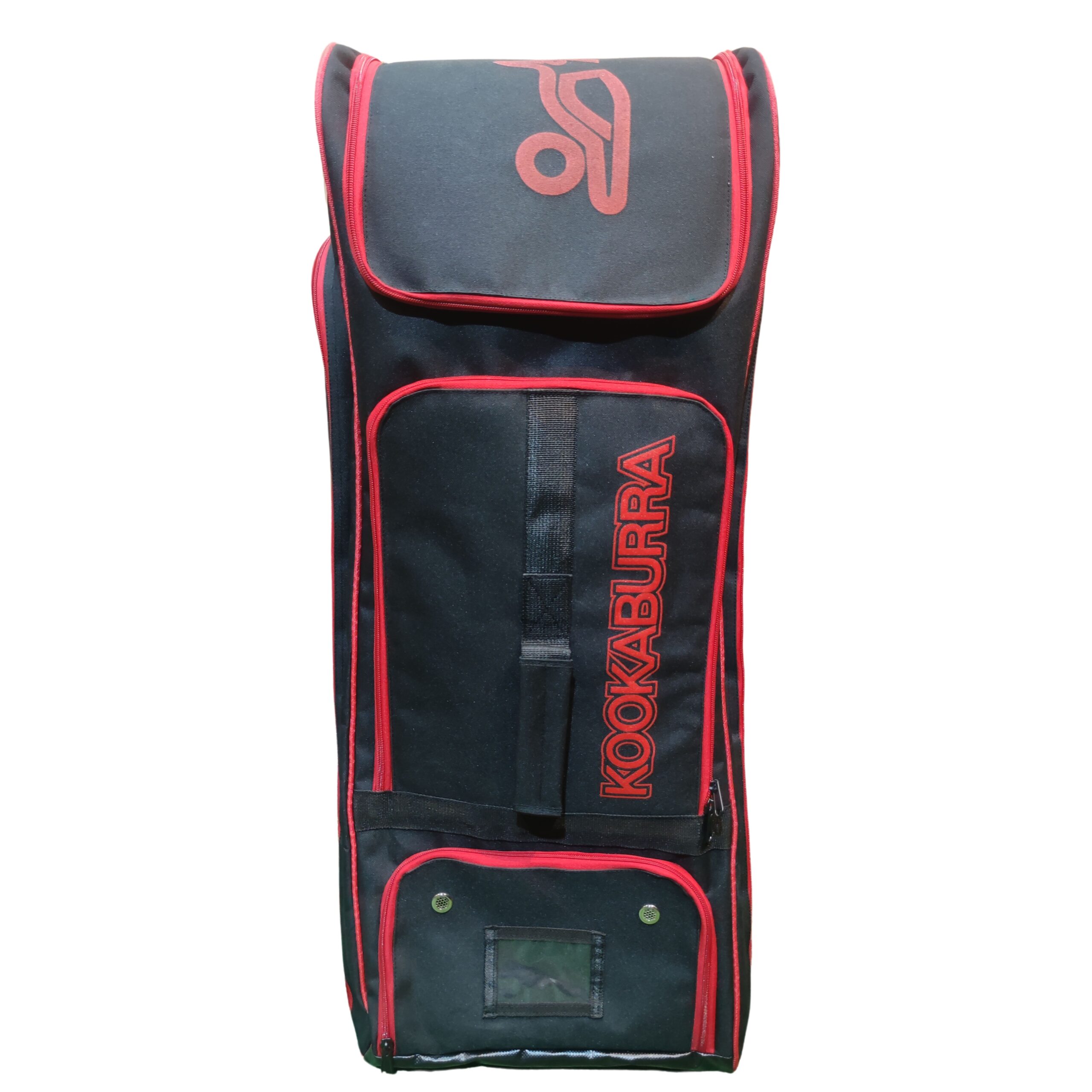 Front View – Kookaburra Legend Elite Duffle Bag 2025 Pakistan Cricket Gear Front view of Kookaburra Legend Elite Duffle Bag 2025 – best cricket bag for Pakistan players