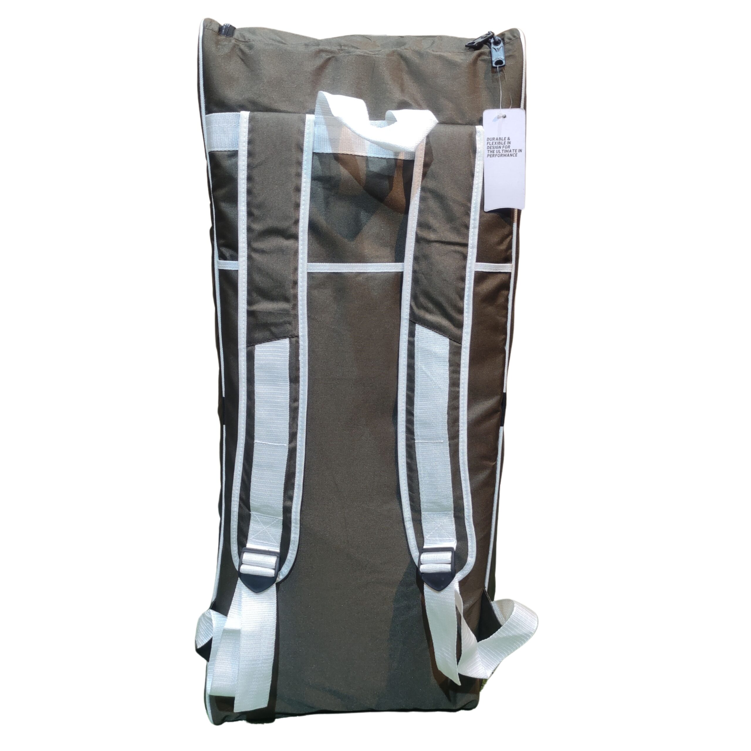 Title: Kookaburra Legend Pro Duffle Bag 2025 Back View – Best Cricket Bag for Pakistani Players Alt Text: Back view of Kookaburra Legend Pro Duffle Bag 2025 showing extra storage, preferred by cricketers in Pakistan