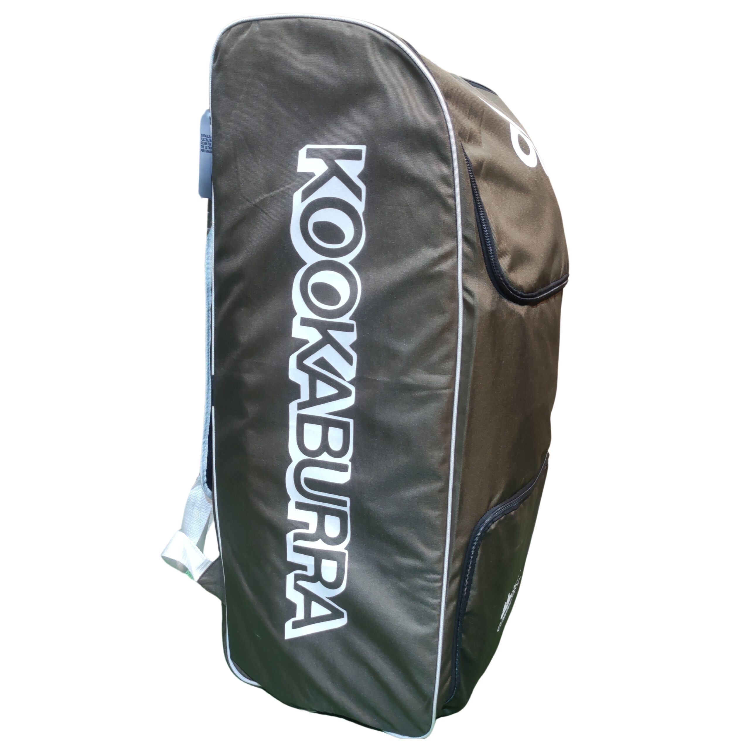 kookaburra-Title: Kookaburra Legend Pro Duffle Bag 2025 Side View – Durable & Stylish for Pakistan’s Cricketers-pro-duffle-bag-2025-side-view-pakistan Side profile of Kookaburra Legend Pro Duffle Bag 2025 showing durable material, popular in Pakistan