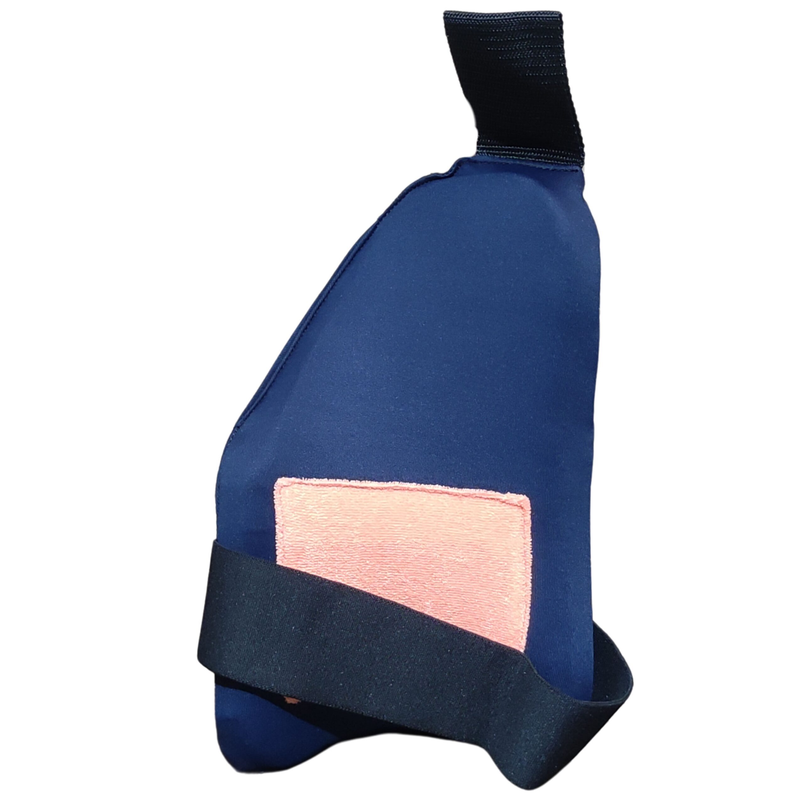 MoonWalkr 2.0 Thigh Pad 2025 - 3D Angle View of Ergonomic, Sleek Design MoonWalkr 2.0 Thigh Pad 2025 angled view showing ergonomic design for athletes