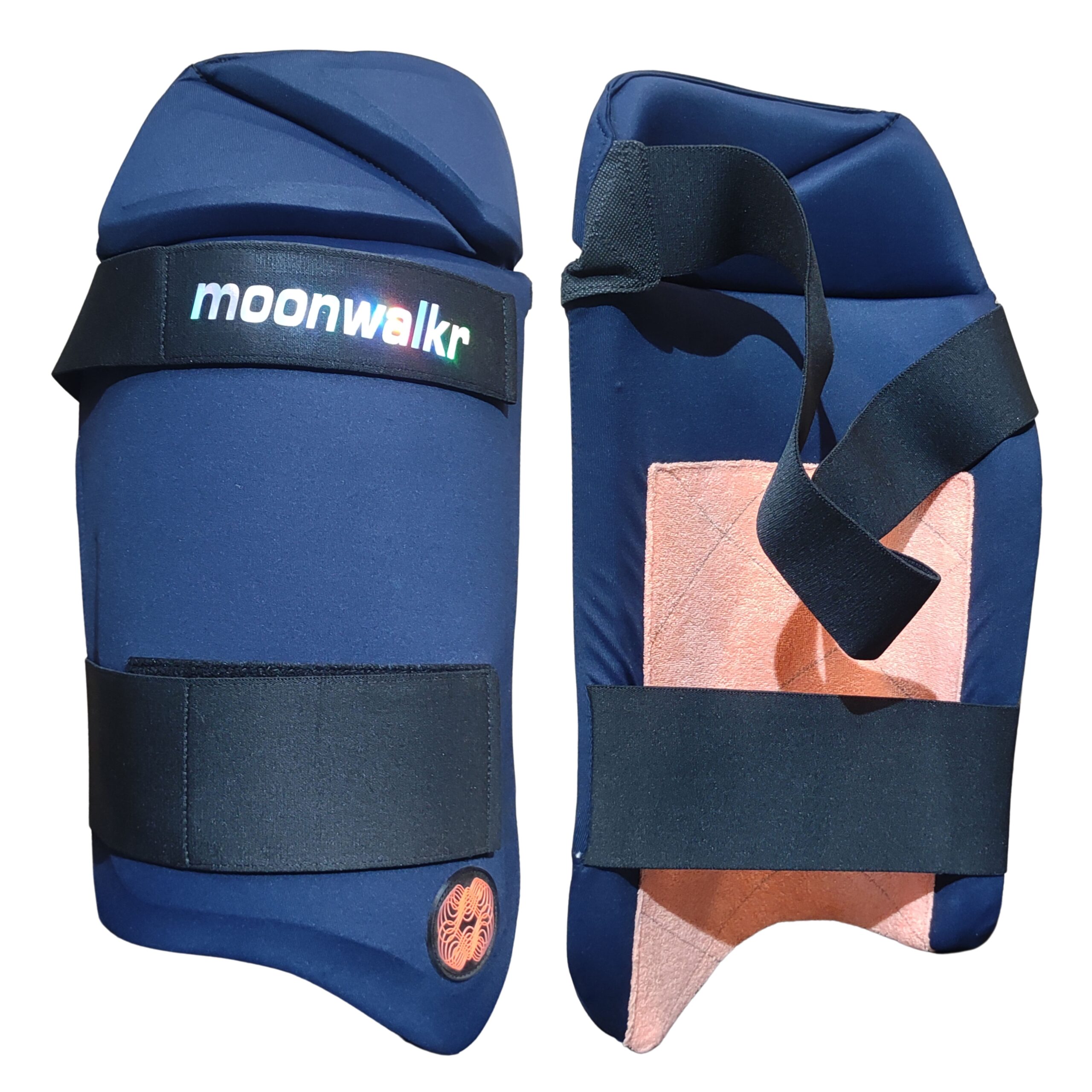 MoonWalkr 2.0 Thigh Pad 2025 - Ergonomic Front & Back Design for Ultimate Protection and Comfort MoonWalkr 2.0 Thigh Pad 2025 front and back combined view, ergonomic design for optimal comfort and protection during sports