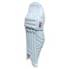 MRF Player Edition Batting Pads Side View – Ergonomic Cricket Gear Side view of MRF Player Edition Batting Pads 2025 - Showcasing ergonomic design for optimal movement and comfort