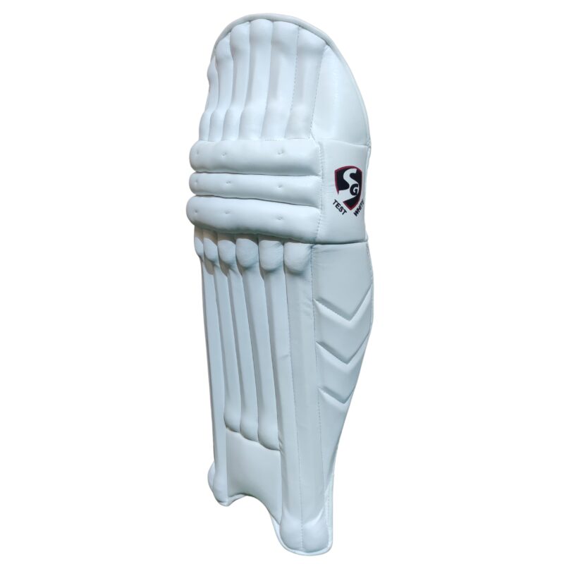 SG Player Edition Batting Pads – Side View | Buy Lightweight & Durable Cricket Pads for Pro Players SG Player Edition Batting Pads side view – Durable, lightweight pads designed for professional cricketers in Pakistan