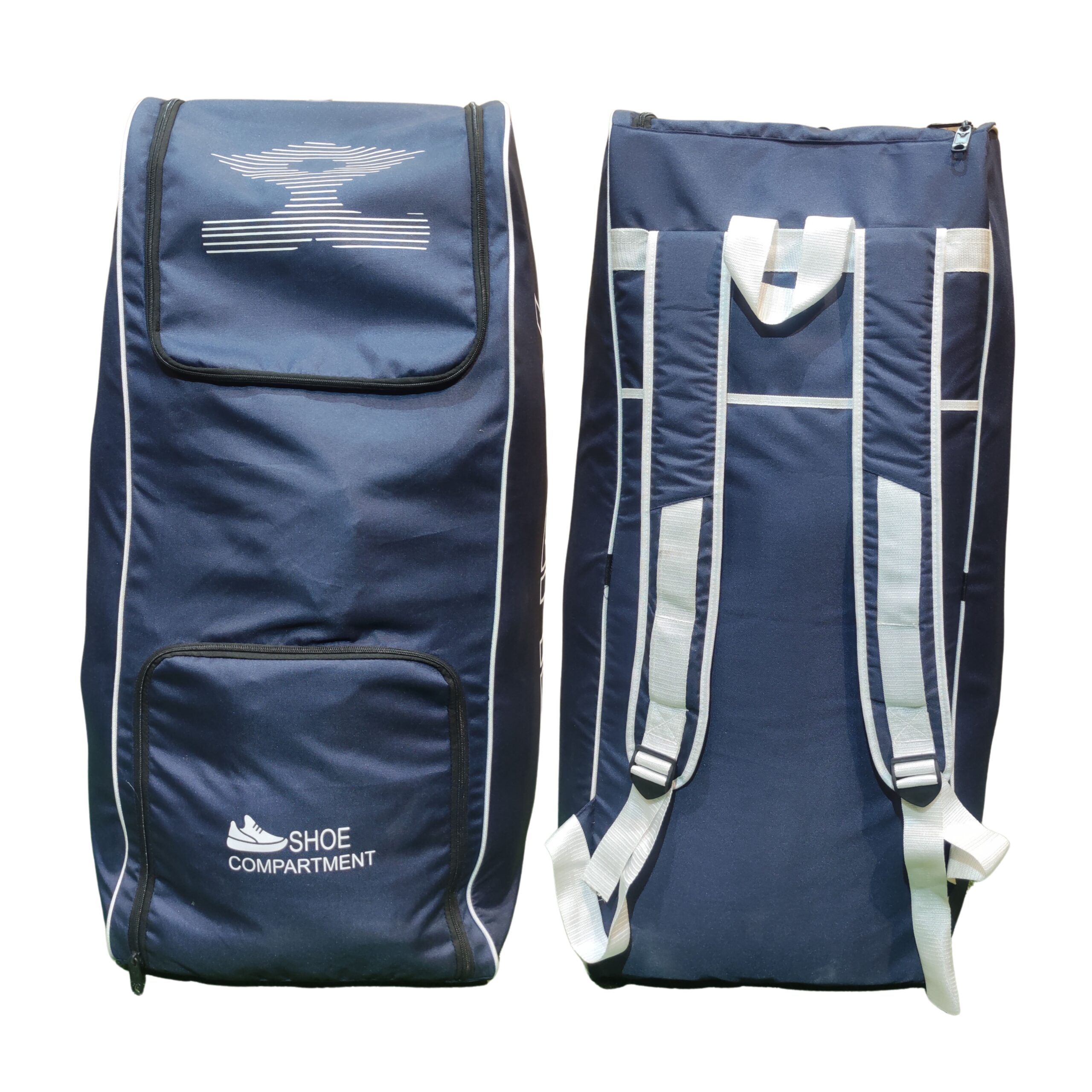 Shrey Classic Duffle Bag 2025 – Combined Front and Back View, Premium Travel Bag Shrey Classic Duffle Bag 2025 – Combined Front and Back Views with Premium Design and Spacious Compartments