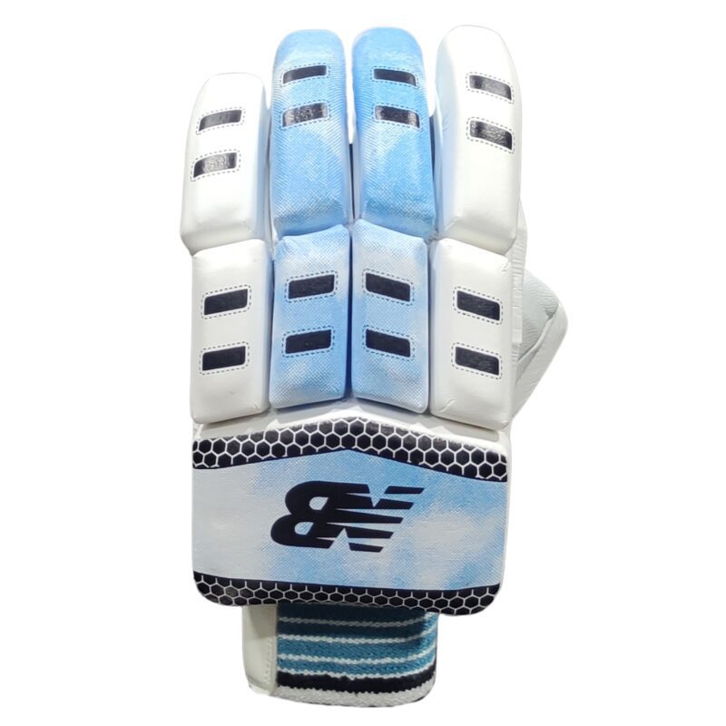Buy NewBalance DC 580 Batting Gloves 2025 front view with superior grip for Pakistan cricket players
