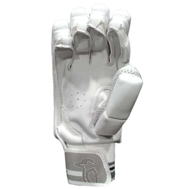 KookaBurra Ghost 2.0 Batting Gloves 2025 Edition Back View – Durable & Secure Fit in Pakistan-ghost-2-0-batting-gloves-2025-edition-back-pakistan Back view of KookaBurra Ghost 2.0 Batting Gloves 2025 edition featuring durable wrist strap for cricket players in Pakistan