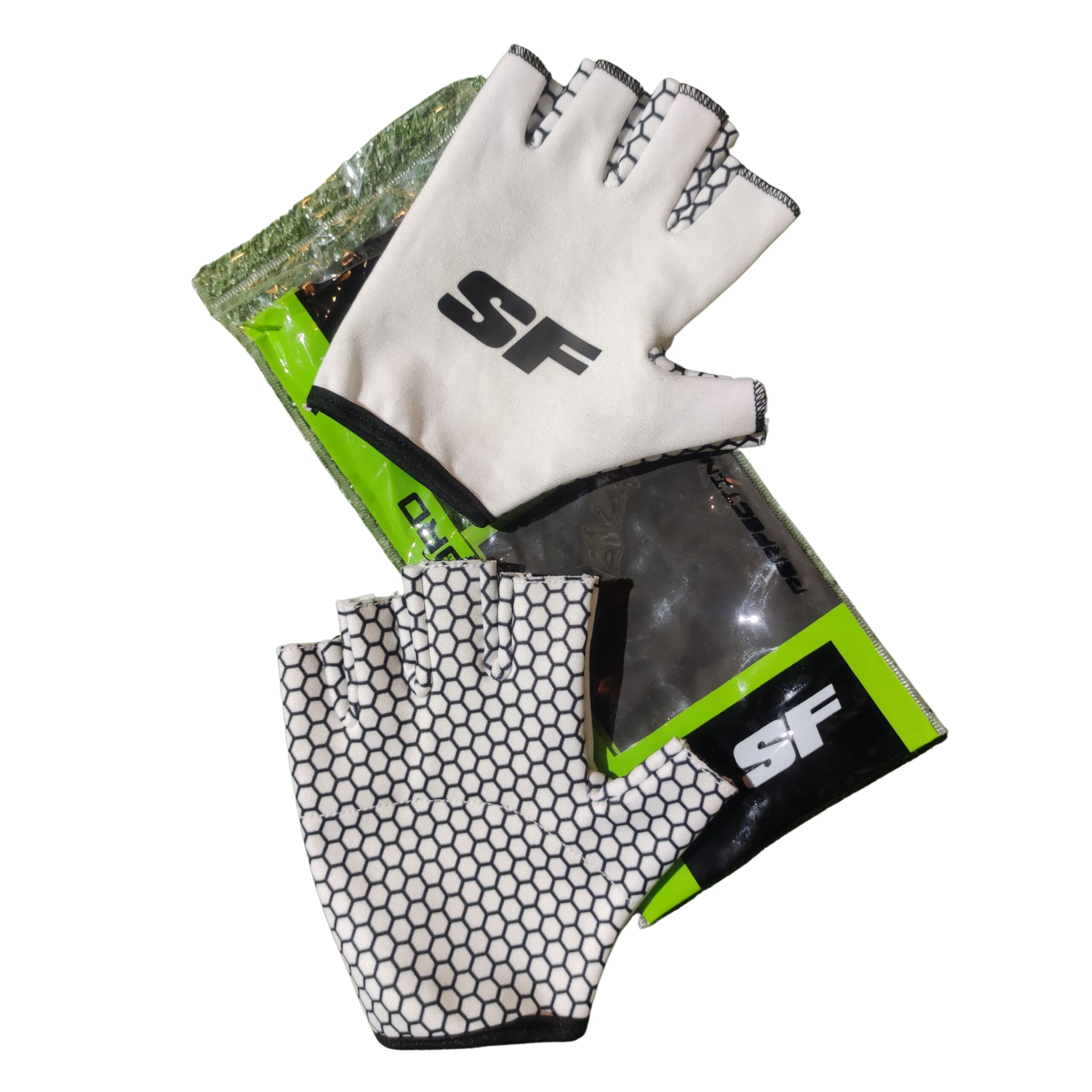 SF Pro Fielding Plus Gloves 2025 Front & Back Combined View – Premium Cricket Gloves for Fielding in Pakistan SF Pro Fielding Plus Gloves 2025 front and back view – Best cricket gloves for fielding with superior protection and grip in Pakistan