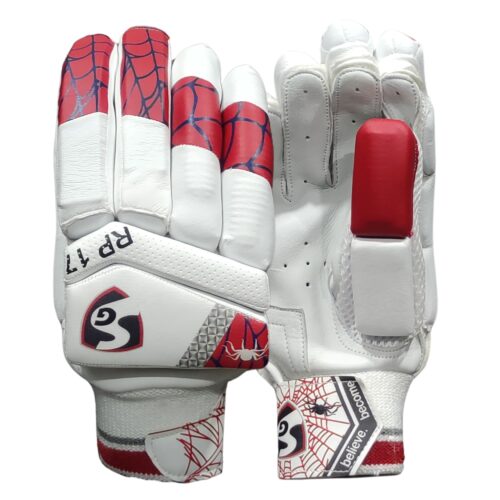 Front and back combined views of SG RP 17 Batting Gloves 2025 offering full protection in Pakistan