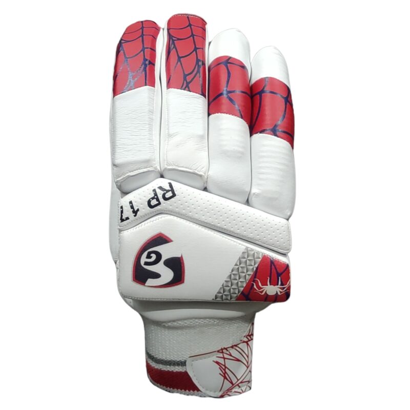 Front view of SG RP 17 Batting Gloves 2025 with superior grip and comfort in Pakistan
