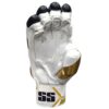 Back view of SS Golden Limited Edition Batting Gloves 2025 showcasing ergonomic design and superior padding for cricketers.