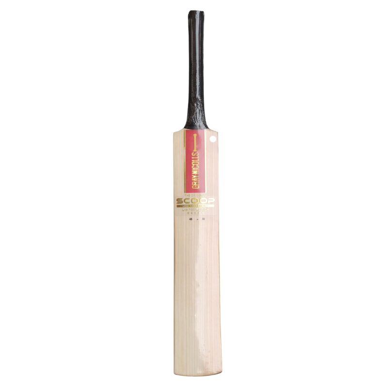 Gray Nicolls Scoop 50 Players Edition Cricket Bat front view showcasing design, quality, and performance for professional Pakistani cricketers