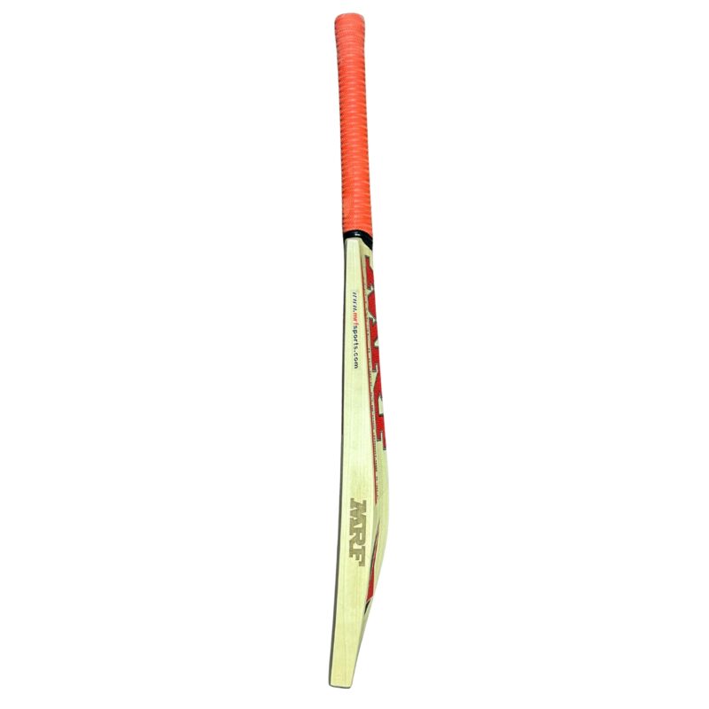 MRF Genius Grand Platinum Cricket Bat 2025 side view, designed for lightweight performance