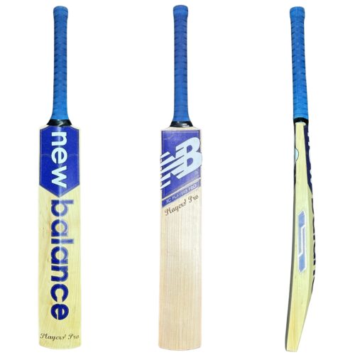 new-balance-tc-player-pro-cricket-bat-2025-front-back-view-pakistan "Front and back combined view of New Balance TC Player Pro Cricket Bat 2025 showcasing its full design and durability for Pakistani cricketers"