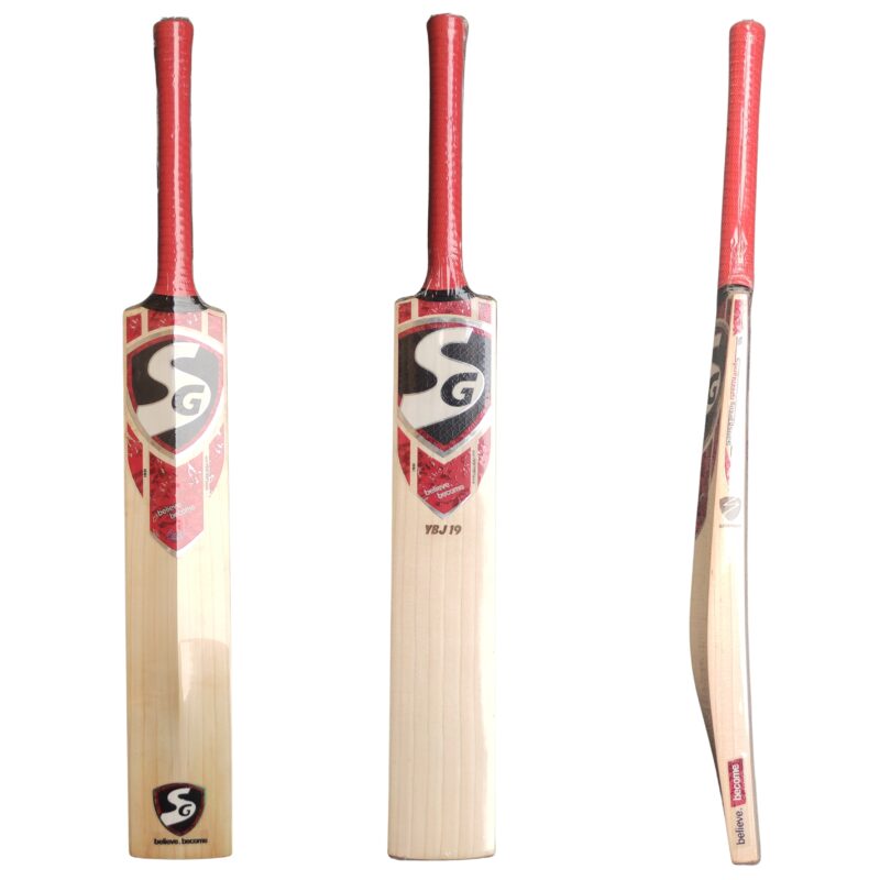 SG YBJ 19 Cricket Bat 2025 front and back combined view, best cricket bat for professionals in Pakistan