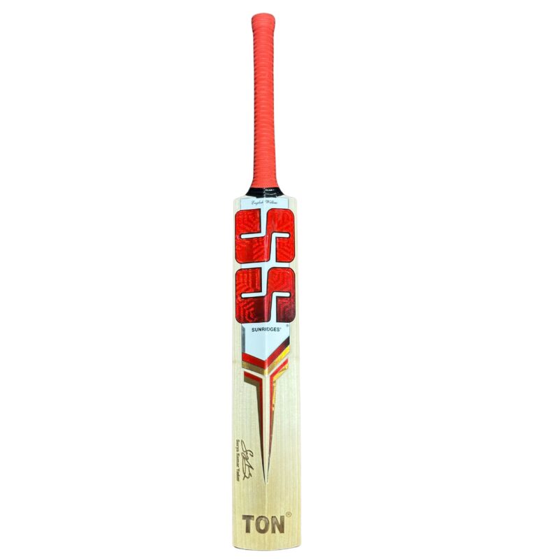 SS Sky Stunner English Willow Cricket Bat 2025 back view, highlighting its durable structure and balance, perfect for Pakistani cricketers.