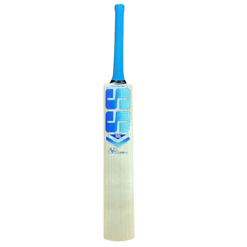 Front view of SS Valarie 1.0 English Willow Cricket Bat 2025 with premium English willow design
