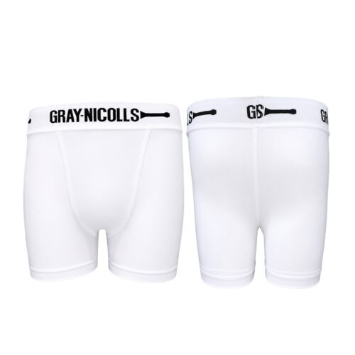 Gray-Nicolls White Cricket Shorts – Performance Base Layer Shorts