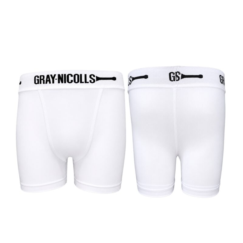 Gray-Nicolls White Cricket Shorts – Performance Base Layer Shorts