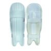 117 White Molded Cricket Batting Pads – Lightweight Modern Leg Guards