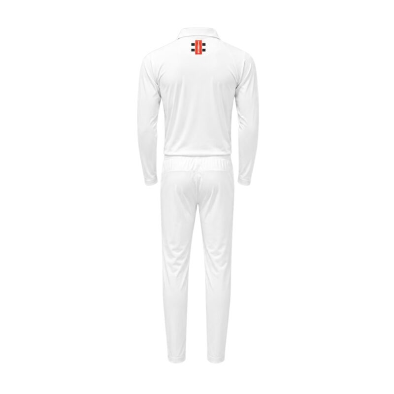 Gray-Nicolls White Cricket Kit – Long Sleeve Shirt & Trousers Set