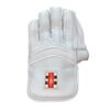 Gray-Nicolls Men’s White Cricket Wicket Keeping Gloves – Senior Keeper Gloves