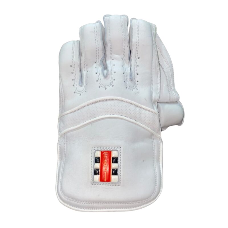 Gray-Nicolls Youth White Cricket Wicket Keeping Gloves – Junior Keeper Gloves