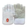 Gray-Nicolls Boys White Cricket Wicket Keeping Gloves – Junior Keeper Gloves