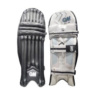GM Maxi 606 Black Cricket Batting Pads – Adult Gunn & Moore Leg Guards