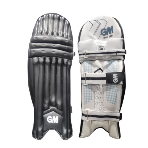 GM Maxi 606 Black Cricket Batting Pads – Adult Gunn & Moore Leg Guards