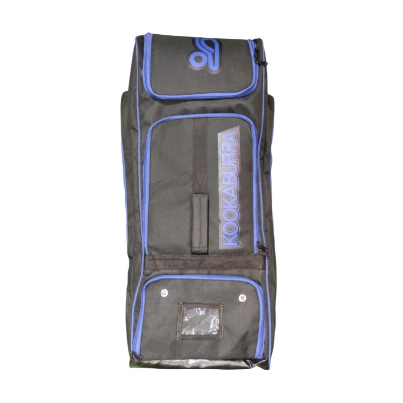 Kookaburra Blue & Black Duffle Cricket Bag – Backpack Style Cricket Kit Bag
