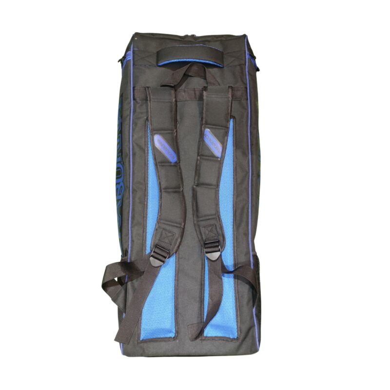 Kookaburra Blue & Black Duffle Cricket Bag – Backpack Style Cricket Kit Bag